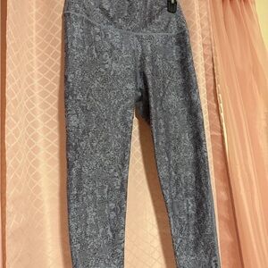 Fabletics Blue Patterned Leggings